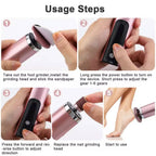 Electric Callus Remover for Soft Feet | Targeted Therapy for Faster Recovery, Less Pain & Better Quality of Life