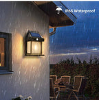 2 Set Solar Wall Lamp Outdoor | Hardy, Weather-Resistant & Beautifully Designed for Your Outdoor Space