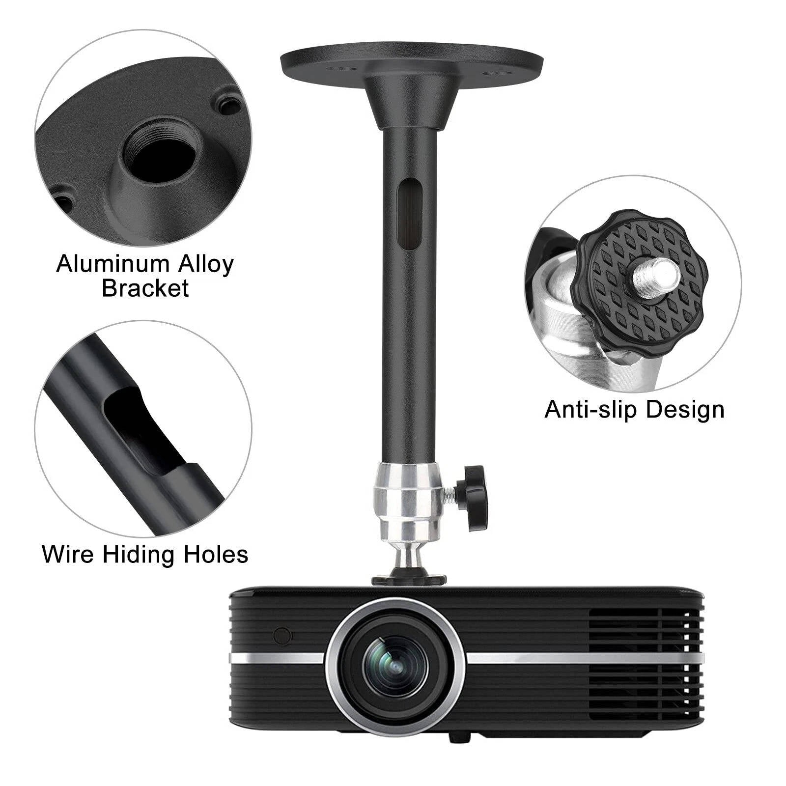 Universal Projector Ceiling Mount Kit | Intelligent Design Meets Reliable, Long-Lasting Everyday Performance