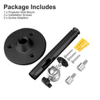 Universal Projector Ceiling Mount Kit | Intelligent Design Meets Reliable, Long-Lasting Everyday Performance