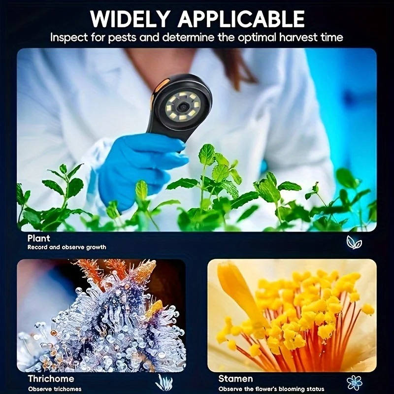 Handheld Portable Microscope Coin & Jewelry Magnifier 500X | Compact, Powerful & Ready to Go — Premium Tech at Outstanding Value