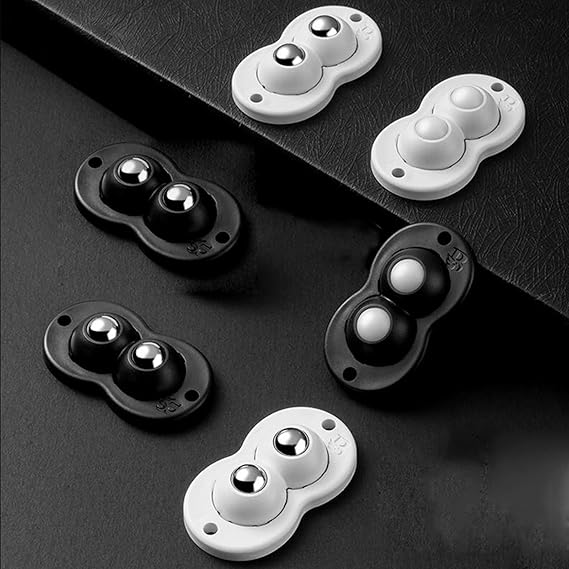 Self-adhesive Casters, Set Of 4 | Effortlessly Functional Home Essential for Clean, Organised Living