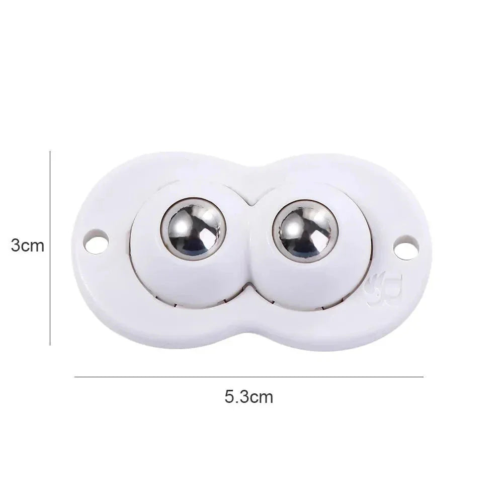 Self-adhesive Casters, Set Of 4 | Effortlessly Functional Home Essential for Clean, Organised Living
