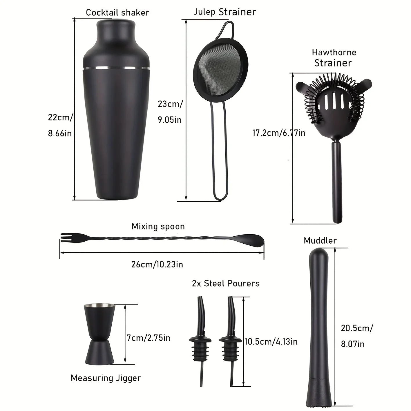 Premium Stainless Steel Cocktail Set | Practical, Beautiful & Built to Last — The Smart Choice for Any Home