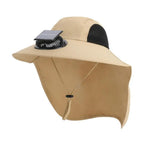 Solar Fan Hat with Wide Brim UV Protection | Premium Outdoor Essential for Garden Lovers — Built to Last Outdoors