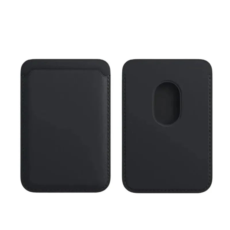 Magnetic Leather Card Holder Wallet for iPhone | MagSafe Compatible Phone Wallet with Card Slots