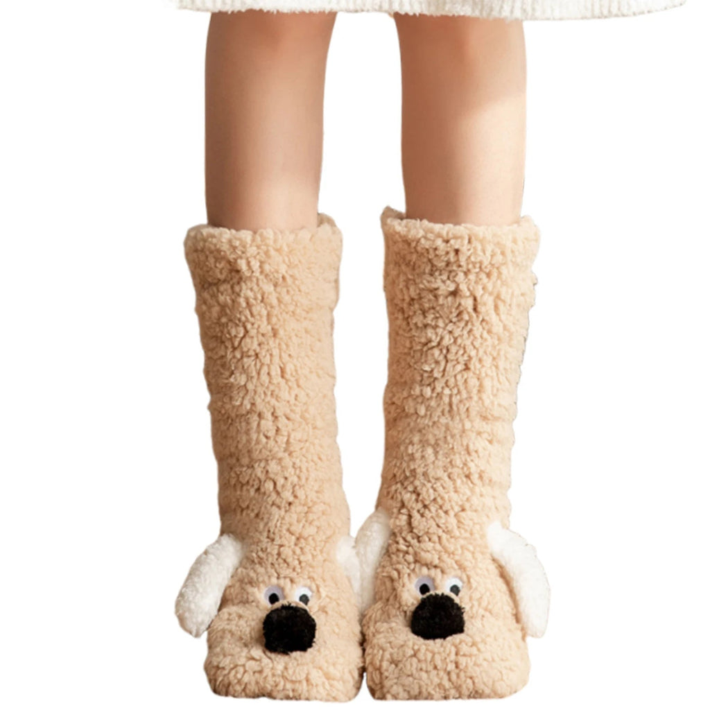 Cute Dog Fuzzy Socks Winter Leg Warmer | Trusted by Pet Owners — Safe, Easy to Use & Built to Last