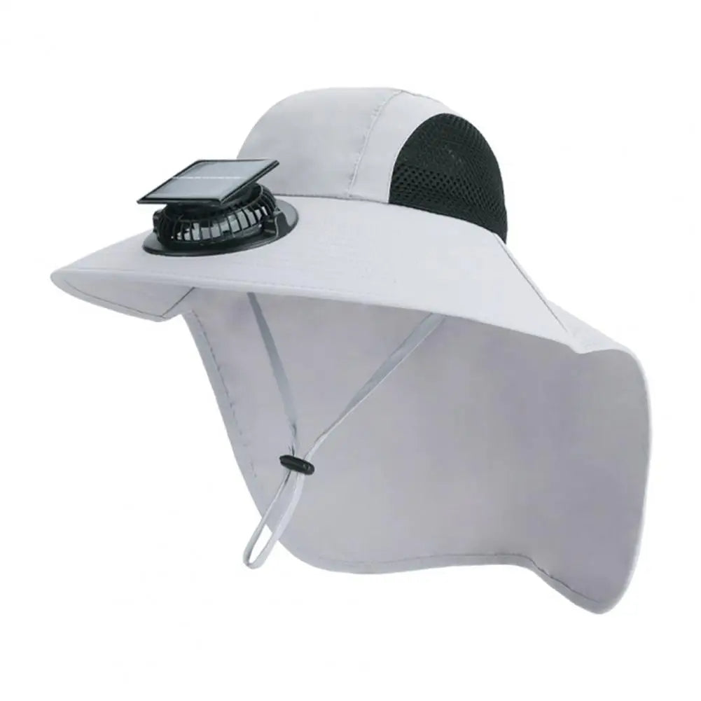 Solar Fan Hat with Wide Brim UV Protection | Premium Outdoor Essential for Garden Lovers — Built to Last Outdoors