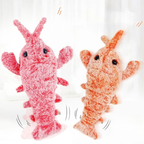 Electric Jumping Shrimp Interactive Cat & Dog Toy | Motion-Activated Wriggling Plush Pet Toy