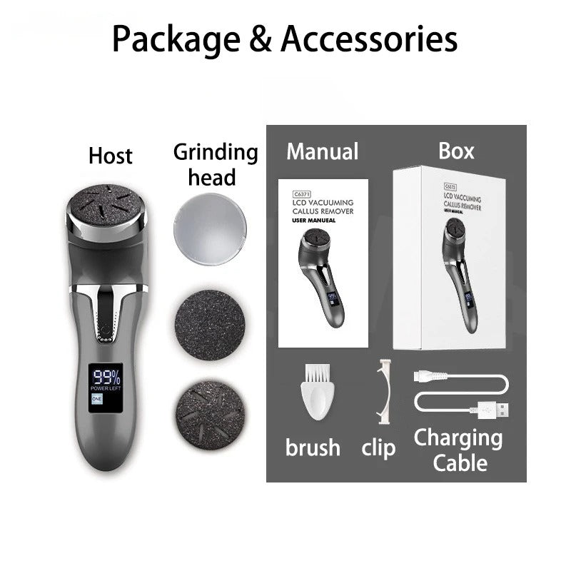Professional Electric Foot Hard Skin Remover — Get Rid of Calluses & Rough Skin Easily | Practical, Durable & Designed to Make Everyday Life Easier