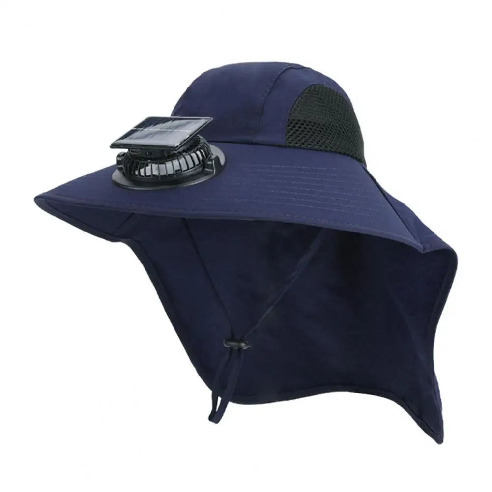 Solar Fan Hat with Wide Brim UV Protection | Premium Outdoor Essential for Garden Lovers — Built to Last Outdoors