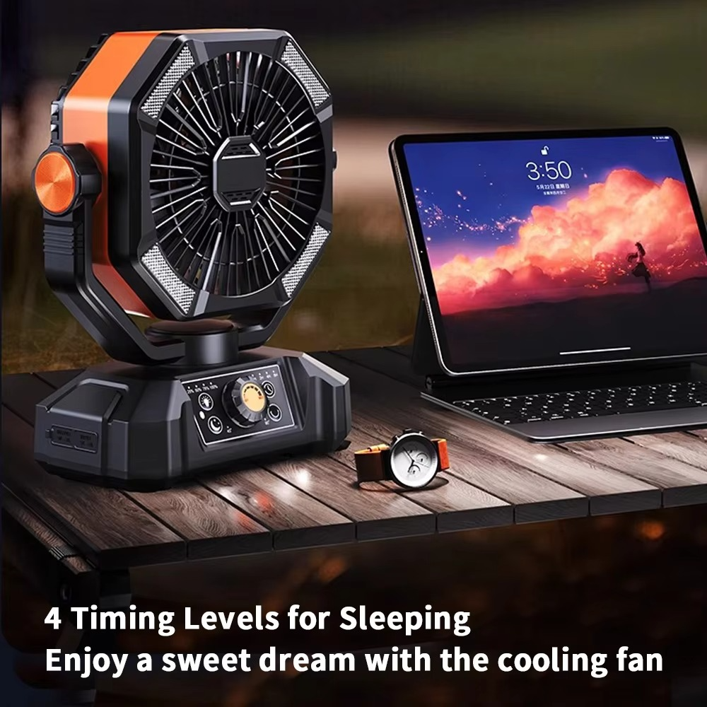 Portable Camping Cooling Fan | Premium Outdoor Gear for Hikers, Campers, Cyclists & Explorers