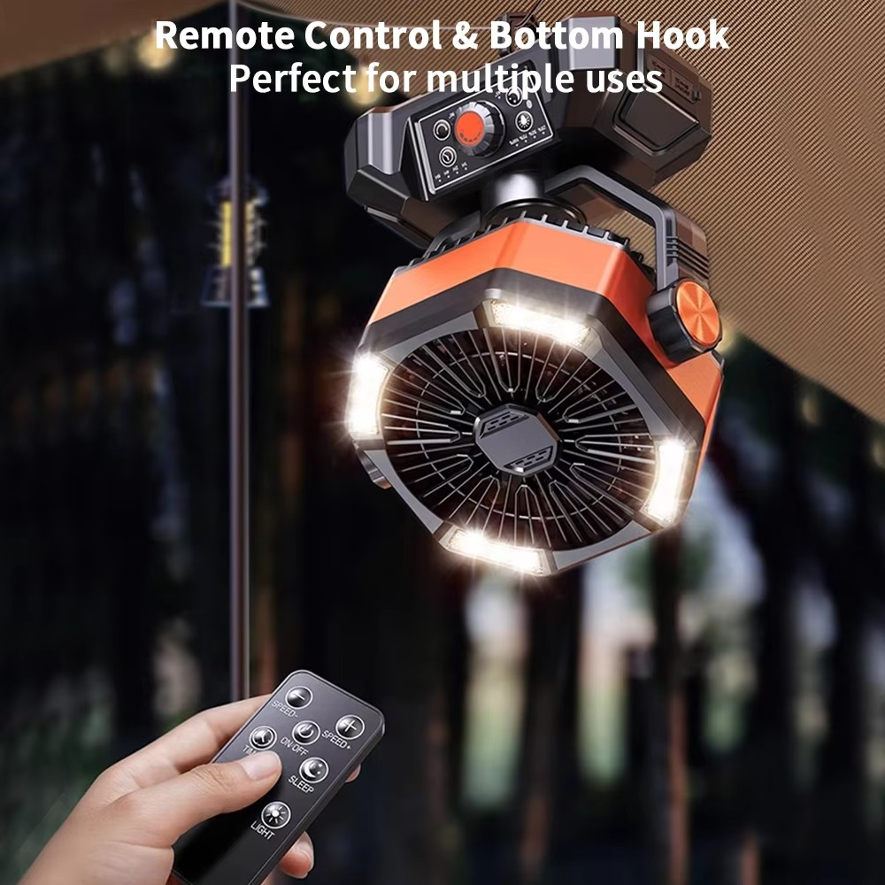 Portable Camping Cooling Fan | Premium Outdoor Gear for Hikers, Campers, Cyclists & Explorers