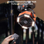 Portable Camping Cooling Fan | Premium Outdoor Gear for Hikers, Campers, Cyclists & Explorers