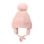 Kids Knit Beanie with Earflaps | Warm Winter Hat for Toddlers & Children
