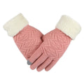 Plush Lined Touchscreen Knitted Winter Gloves | Warm Thermal Gloves for Women — Phone-Friendly