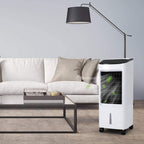 Portable Evaporative Air Cooler | Stand-Up Windowless Room Cooler for Bedroom and Indoor Use