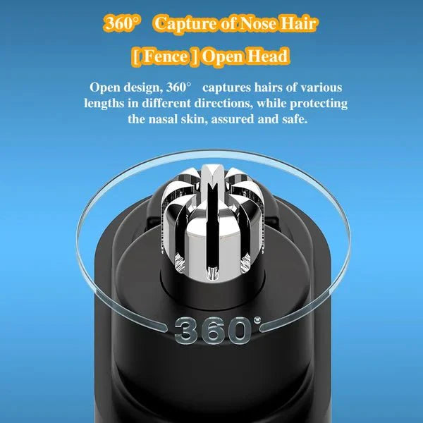 Portable & Rechargeable Nose Hair Trimmer — Precision Grooming On-the-Go | High-Performance Tech Built for Modern, Busy, On-the-Go Lifestyles