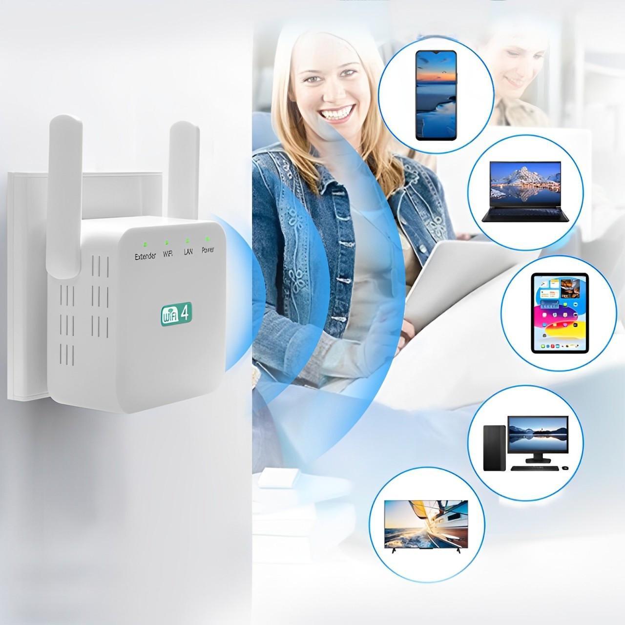 Powerful Long-Range WiFi Repeater | The Smart Choice for Quality, Reliability & Long-Lasting Performance
