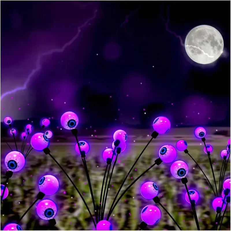 Lighted Halloween Eyeball Props Solar Garden Lights | Festive, Charming & Built to Create Magical, Lasting Seasonal Memories