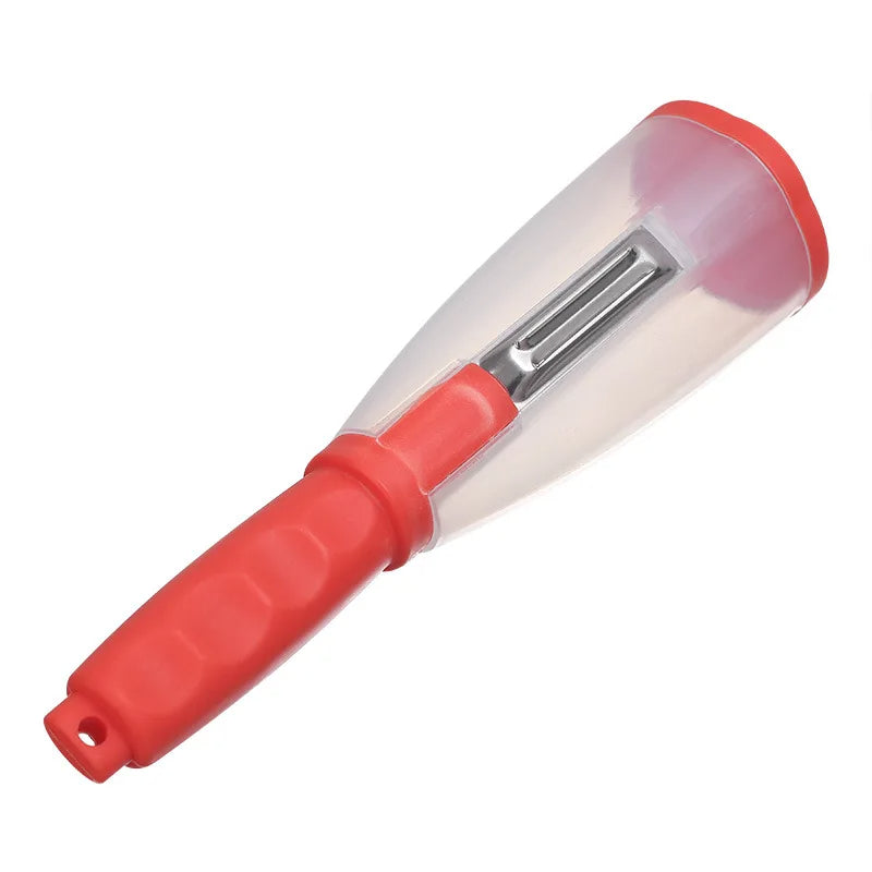 Multifunction Apple and Vegetable Peeler with Storage Tube | Every Home Cook Needs This — Save Time, Reduce Effort, Eat Better