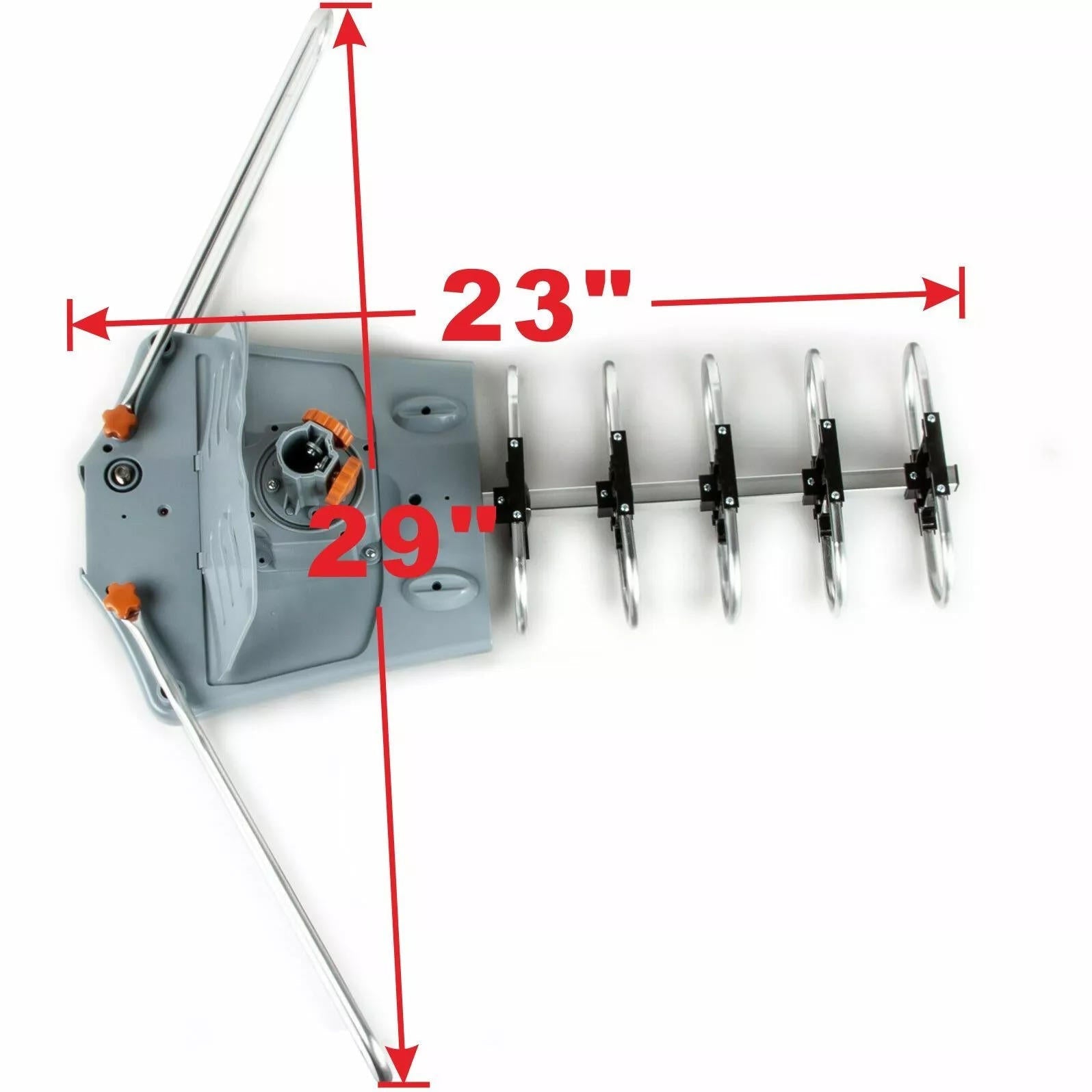Long Range Digital HD TV Antenna With Full 360 Directional Motor And Mounting Pole | Outstanding Quality & Great Value — A Genuine Everyday Essential