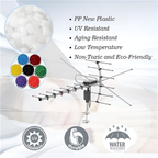 Extra Range 2025 Digital Outdoor HD TV Antenna with Full 360 Directional Motor Free HD Channels | Premium Quality, Thoughtful Design — Built for Real Everyday Life