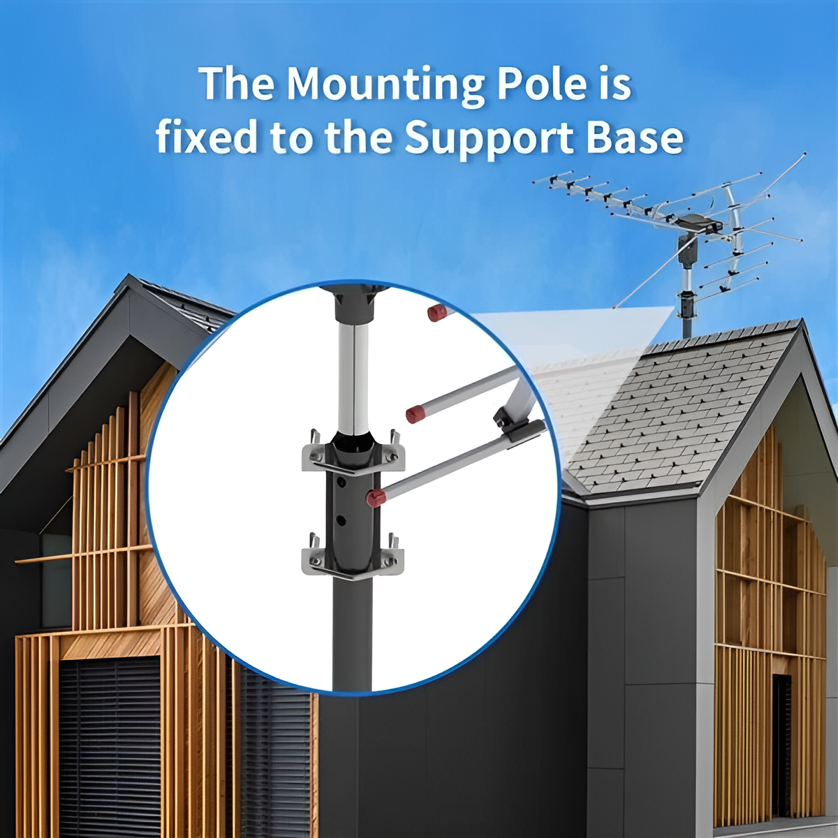 Extra Range 2025 Digital Outdoor HD TV Antenna with Full 360 Directional Motor Free HD Channels | Premium Quality, Thoughtful Design — Built for Real Everyday Life
