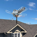 Long Range Digital HD TV Antenna With Full 360 Directional Motor And Mounting Pole | Outstanding Quality & Great Value — A Genuine Everyday Essential