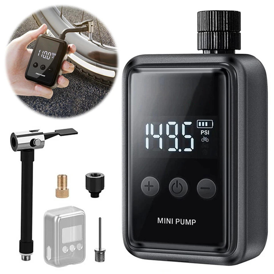 Electric Mini Bike Pump | Engineered for the Great Outdoors — Lightweight, Tough & Dependable