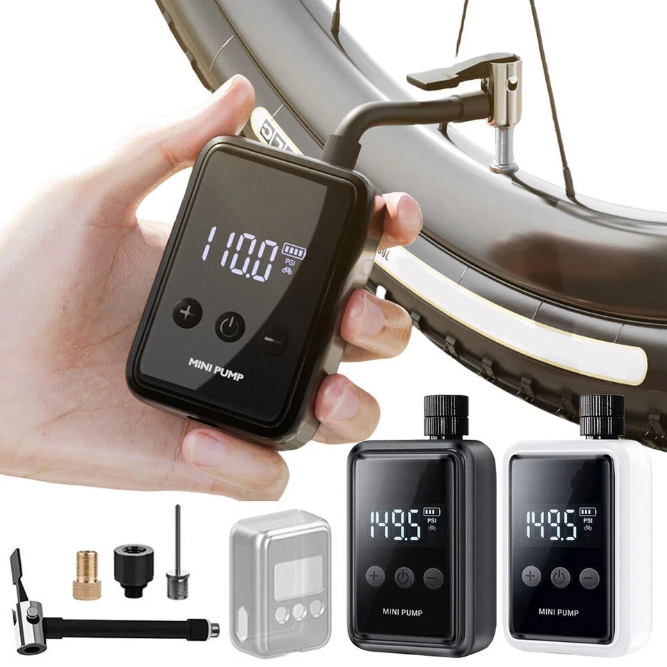 Electric Mini Bike Pump | Engineered for the Great Outdoors — Lightweight, Tough & Dependable