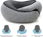 Snail Style Memory Foam Travel Curved Neck Pillow — U-shaped, Portable, Adjustable Support Neck Brace Pillow | Targeted Therapy for Faster Recovery, Less Pain & Better Quality of Life