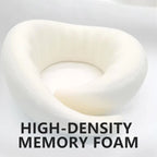 Snail Style Memory Foam Travel Curved Neck Pillow — U-shaped, Portable, Adjustable Support Neck Brace Pillow | Targeted Therapy for Faster Recovery, Less Pain & Better Quality of Life