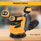 Brushless Orbital Electric Sander | Precision Engineering for DIY Enthusiasts & Trade Professionals Alike