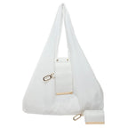 Mini Keychain Foldable Tote Bag | Compact Reusable Shopping Bag That Fits on Your Keyring