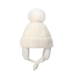 Kids Knit Beanie with Earflaps | Warm Winter Hat for Toddlers & Children