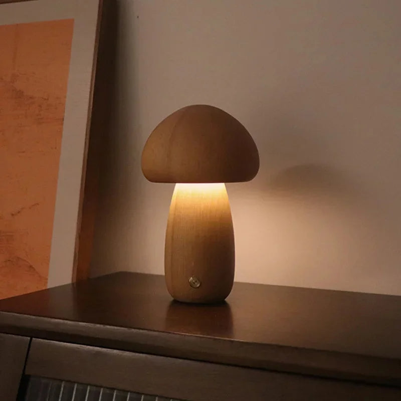 Mushroom Night Light Bedside Lamp | Style and Practicality Finally Together — The Modern Home Essential